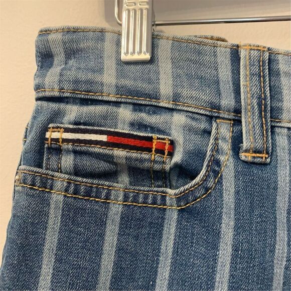 Tommy Hilfiger Women's High Rise Skinny Jeans Striped Blue Size 0 - Picture 10 of 13